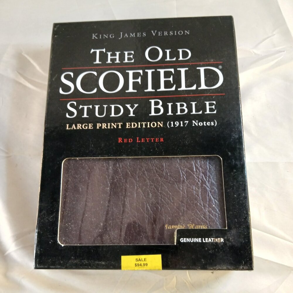 The Old Scofield Study KJV Bible - Large Print Edition - NEW IN BOX